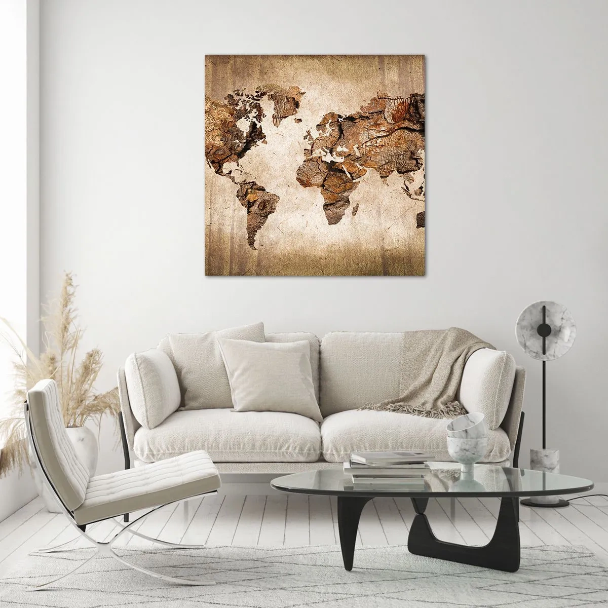 Impression sur verre - Image sur verre - Découverte du monde - 30x30 cm