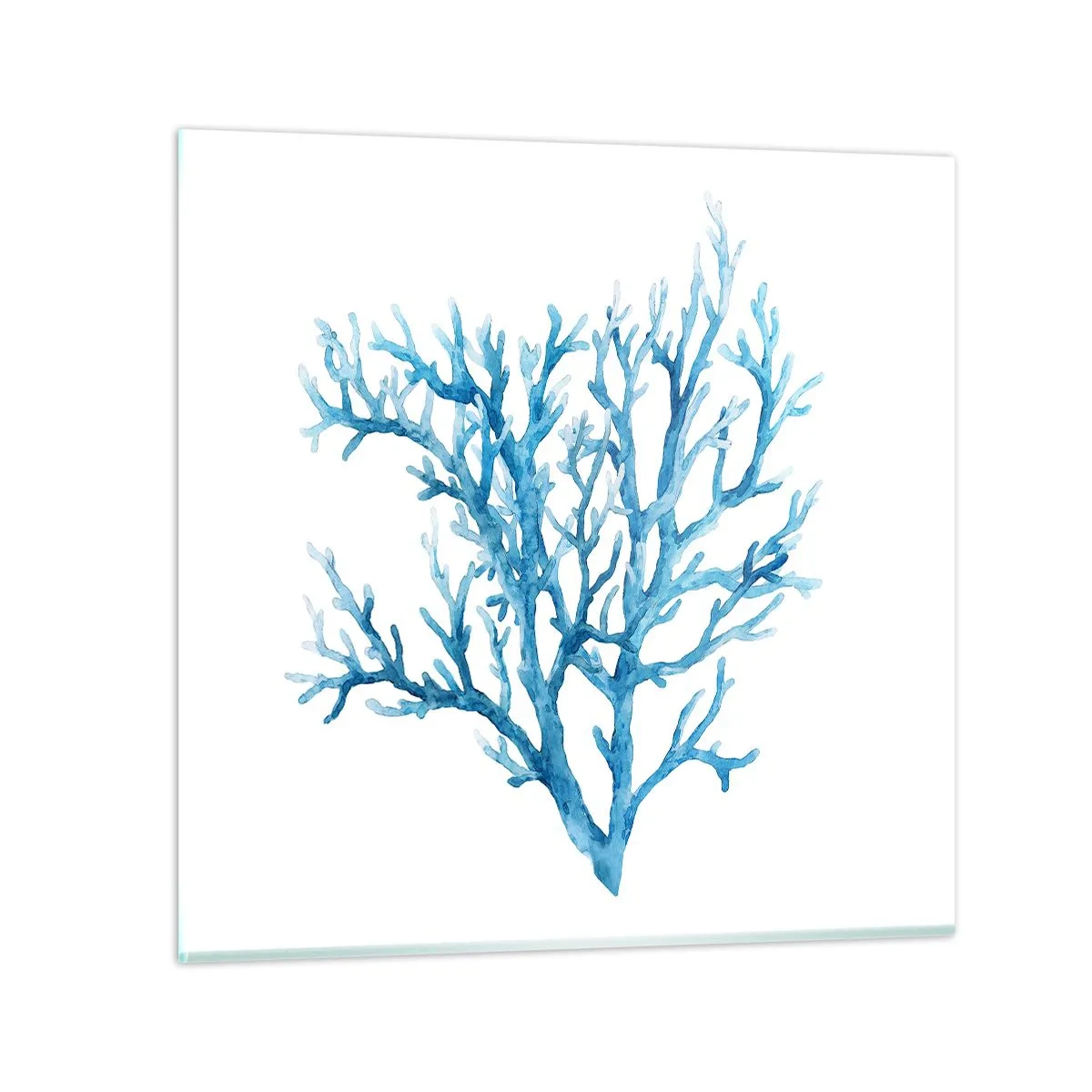 Impression sur verre - Image sur verre - Filigrane nautique - 40x40 cm