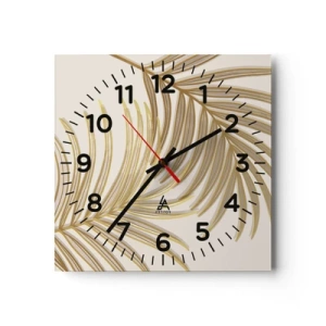 Horloge murale - Pendule murale - Palme d'or! - 40x40 cm