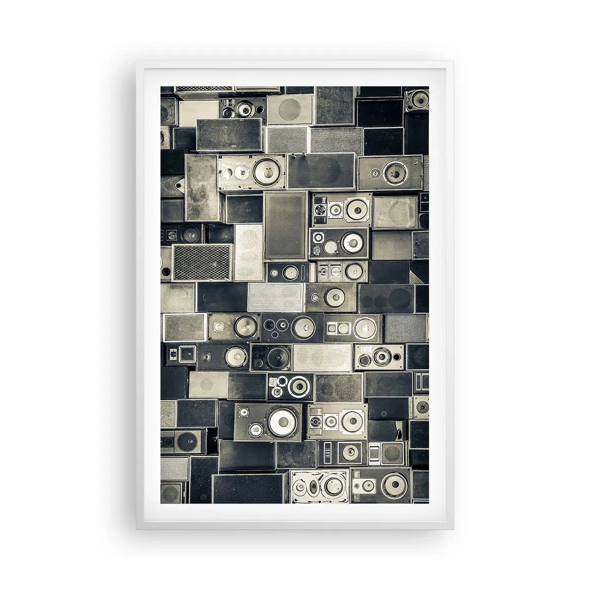 Affiche dans un cadre blanc - Poster - Tout va bien - 61x91 cm