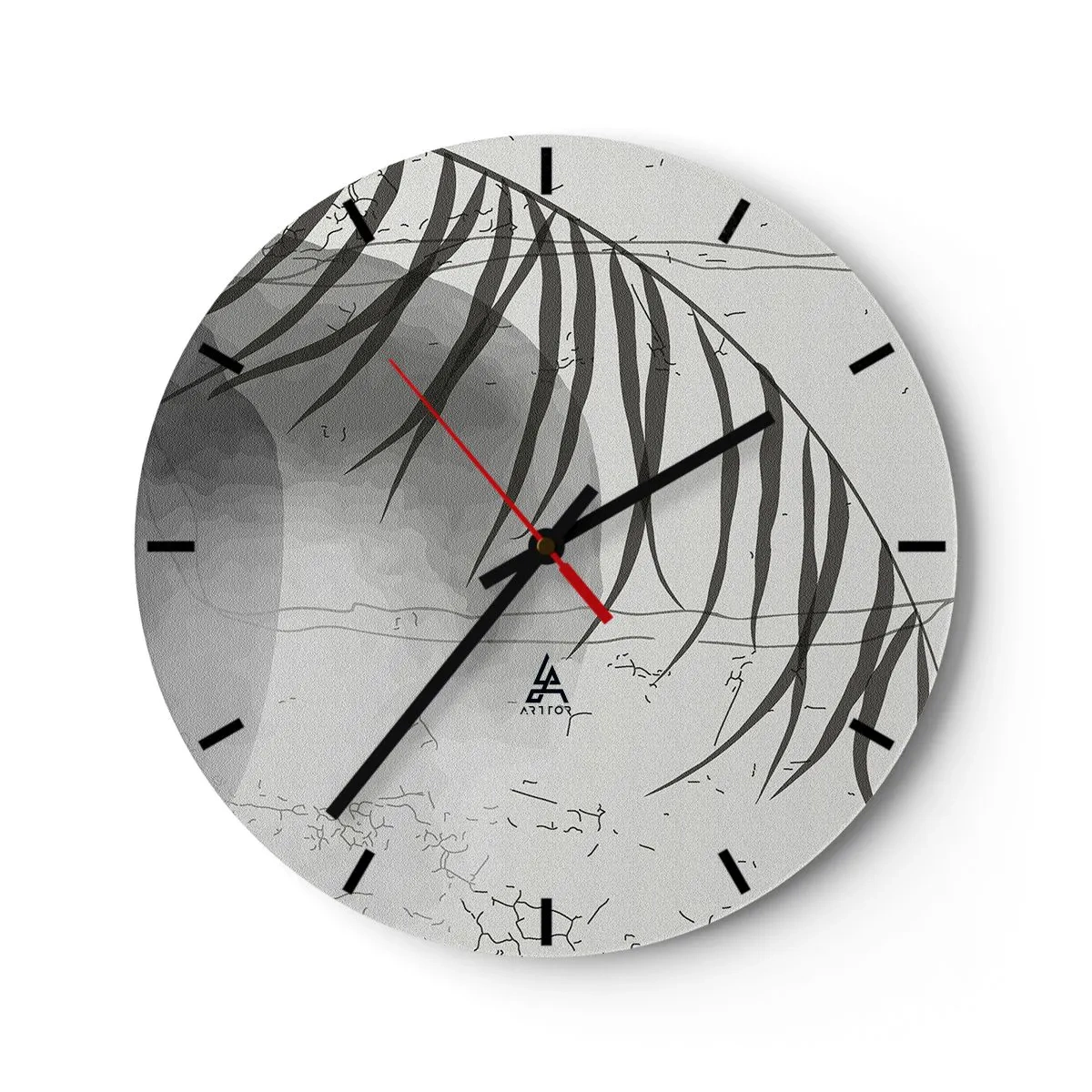 Horloge murale - Pendule murale - L'exotisme subtil de la nature - 40x40 cm
