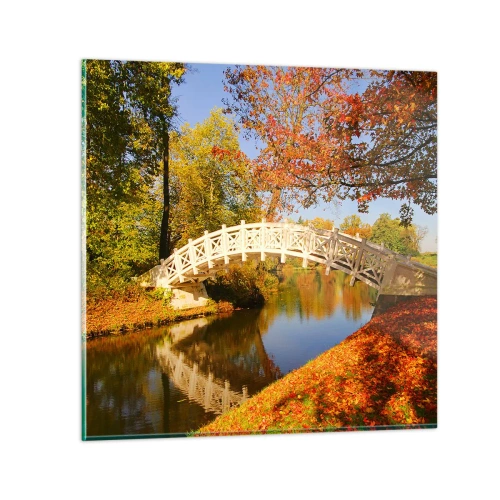 Impression sur verre - Image sur verre - Sur le pont blanc des soupirs - 70x70 cm