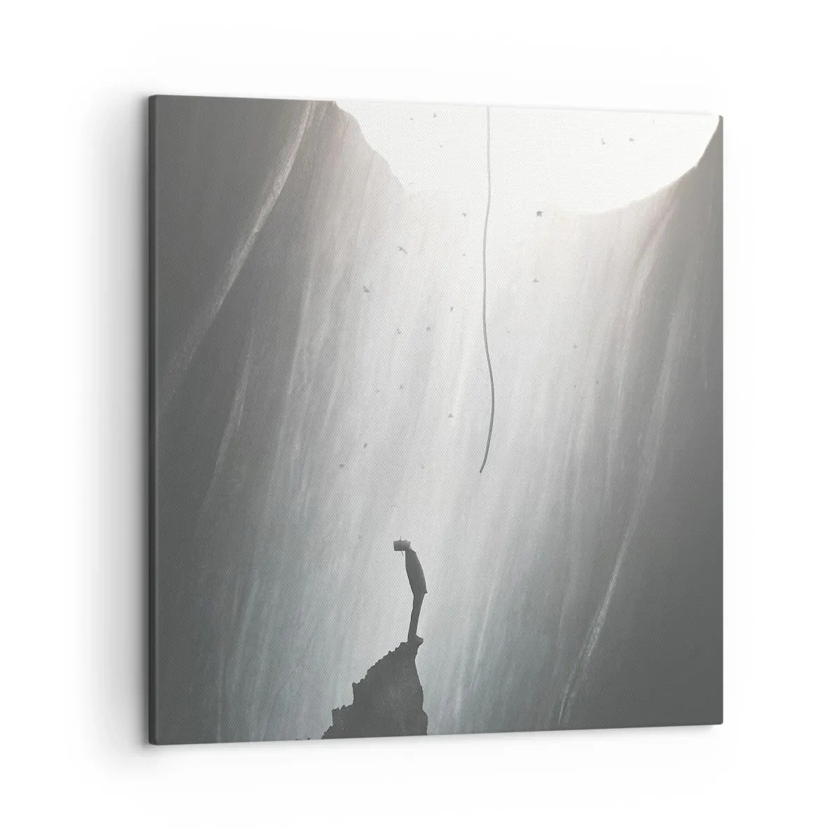 Impression sur toile - Image sur toile - Il y a toujours une issue - 50x50 cm