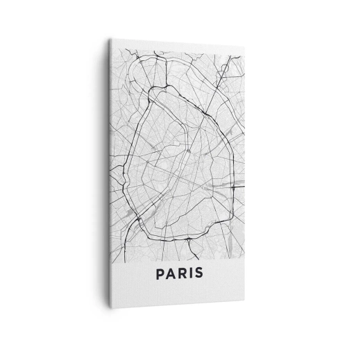 Impression sur toile - Image sur toile - Fleur de Paris - 45x80 cm