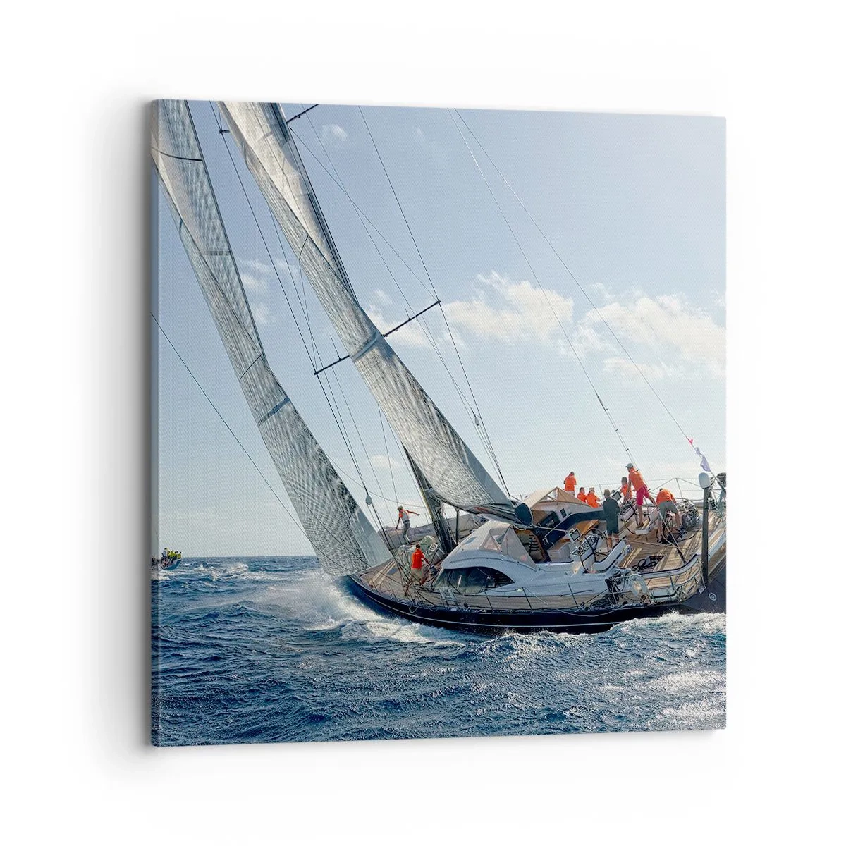 Impression sur toile - Image sur toile - Que le meilleur l'emporte - 70x70 cm