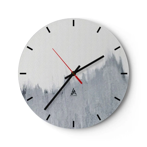 Horloge murale - Pendule murale - Une esquisse mystérieuse - 40x40 cm