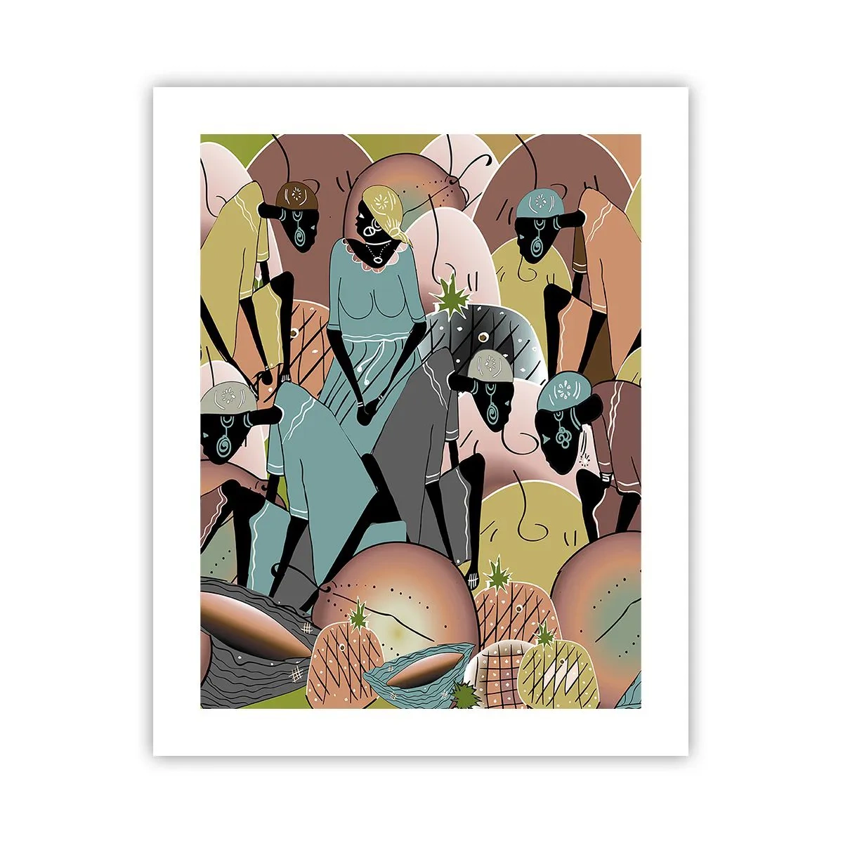 Affiche - Poster - De grandes fêtes arrivent - 40x50 cm