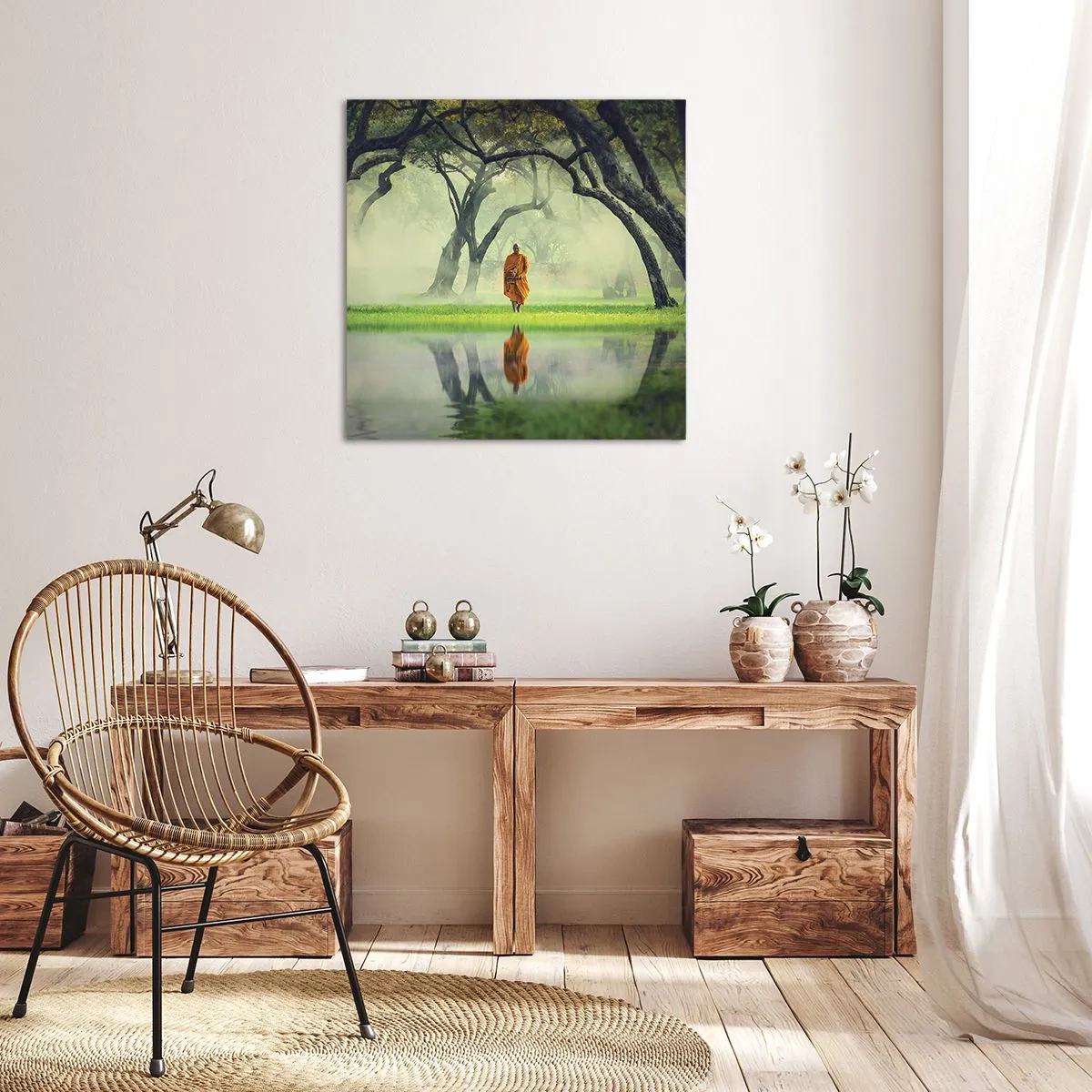 Impression sur toile - Image sur toile - En route vers l'illumination - 30x30 cm