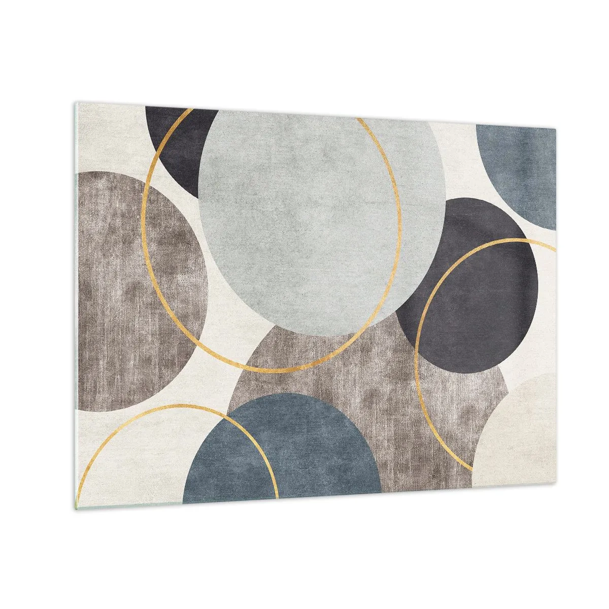 Impression sur verre - Image sur verre - Cercles sur cercles - 70x50 cm