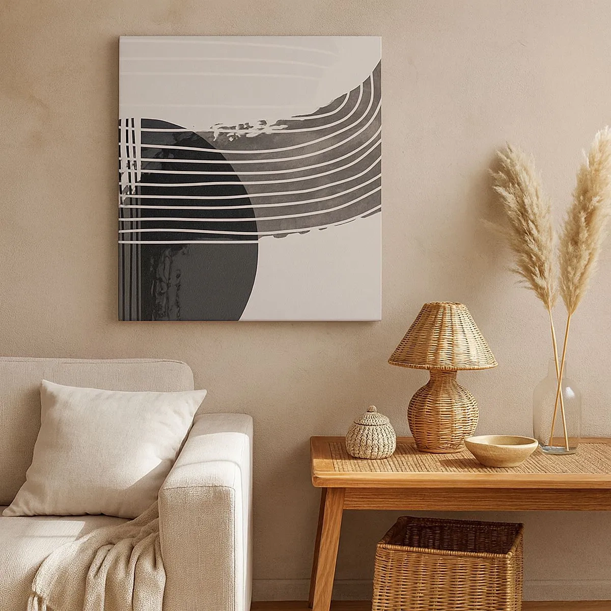 Impression sur toile - Image sur toile - Aller et retour - 30x30 cm