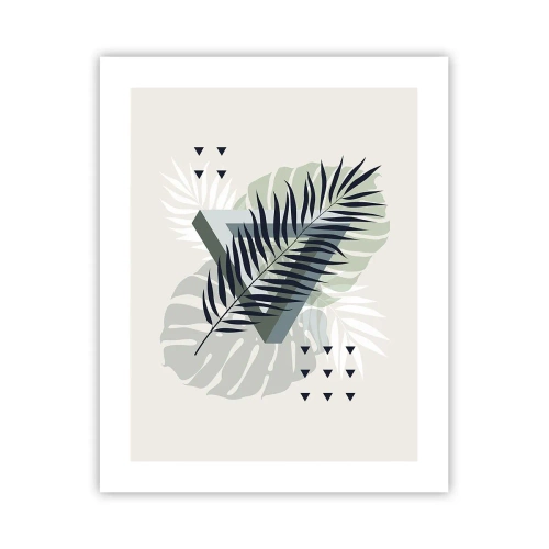 Affiche - Poster - Nature et géométrie - deux odres? - 40x50 cm