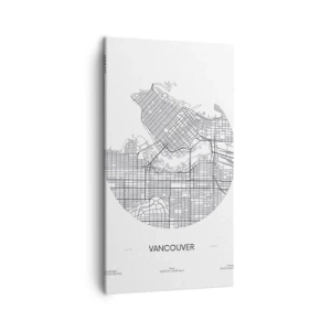 Impression sur toile - Image sur toile - Anatomie de Vancouver - 45x80 cm