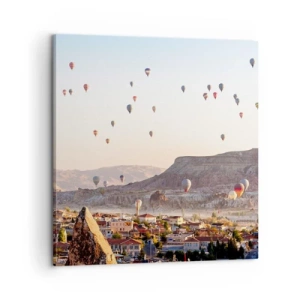 Impression sur toile - Image sur toile - Comme des navires dans le ciel - 60x60 cm