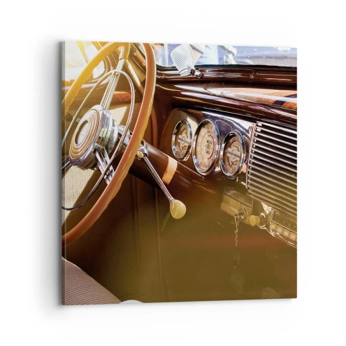 Impression sur toile - Image sur toile - Souffle de luxe venu du passé - 70x70 cm