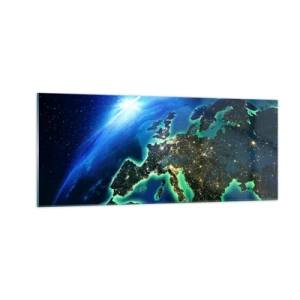 Impression sur verre - Image sur verre - Europe pétillante - 100x40 cm