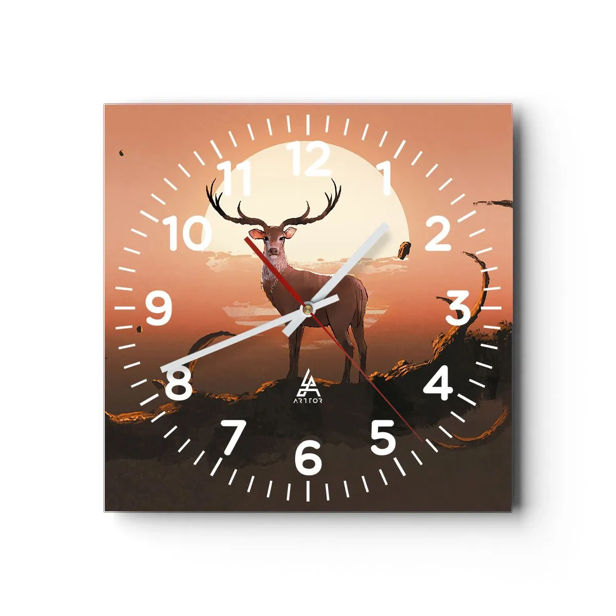 Horloge murale - Pendule murale - Cette nuit ne ressemble à aucune autre - 40x40 cm