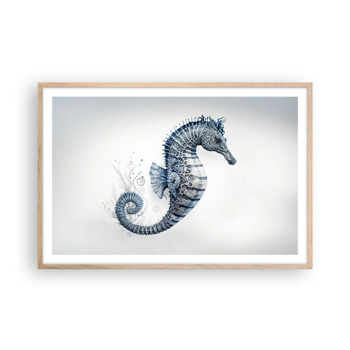 Affiche dans un chêne clair - Poster - Une subtile plaisanterie de la nature - 91x61 cm