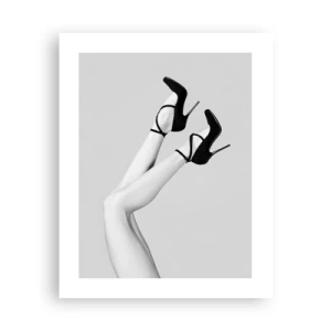 Affiche - Poster - Les jambes en l’air - 40x50 cm