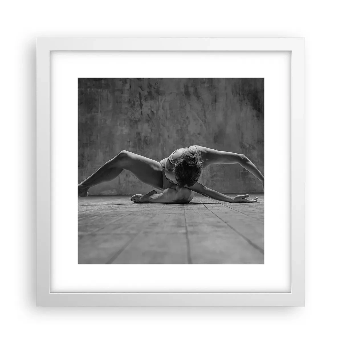 Affiche dans un cadre blanc - Poster - Symétrie trouvée - 30x30 cm