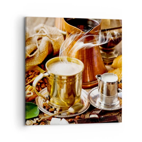 Impression sur toile - Image sur toile - Bonne journée! - 70x70 cm