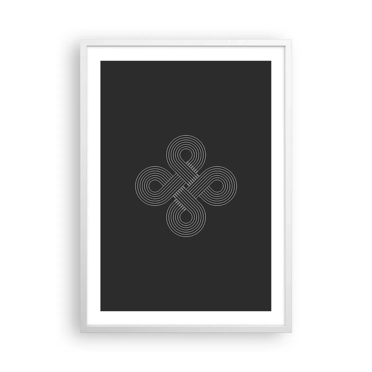 Affiche dans un cadre blanc - Poster - Dans l'âme celtique - 50x70 cm