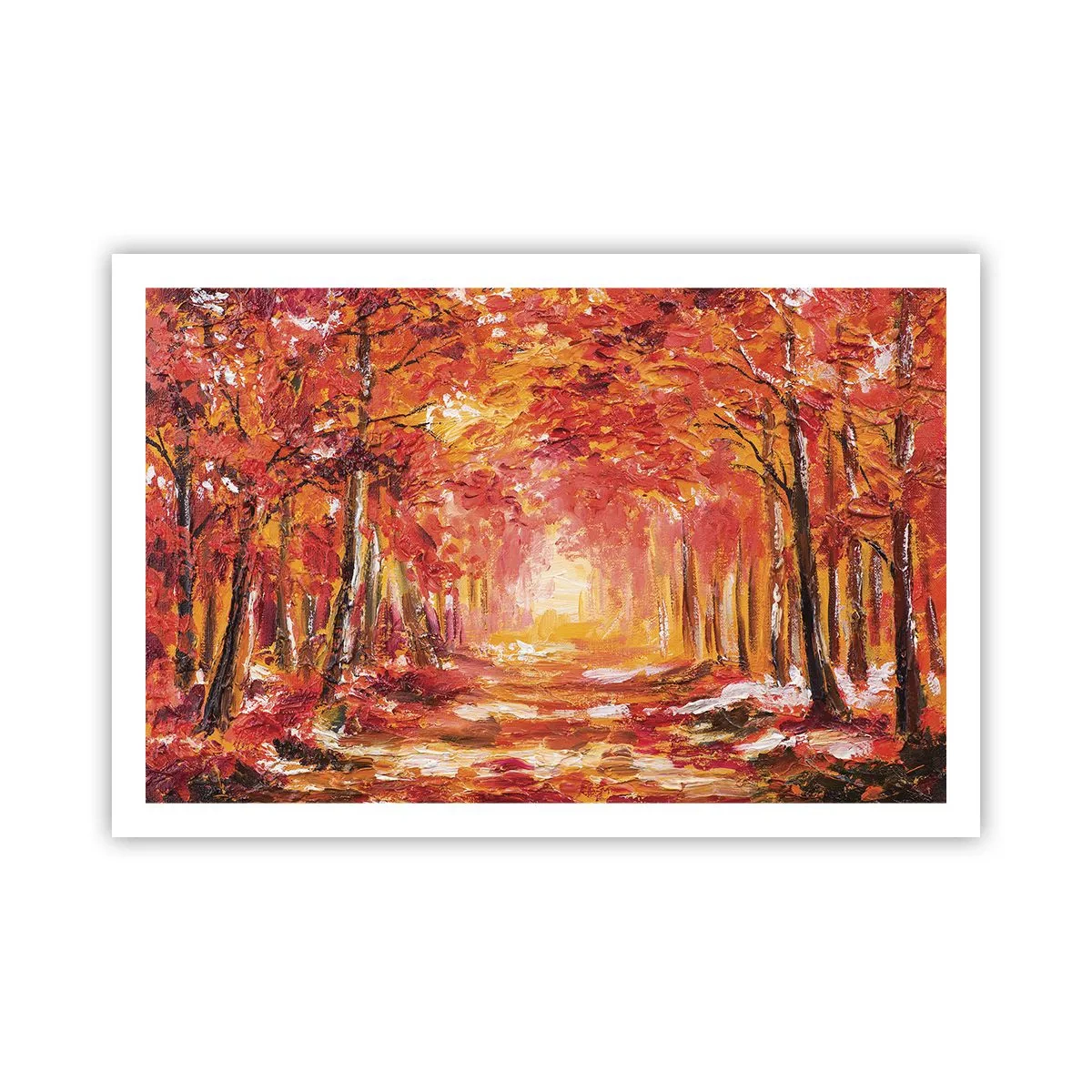 Affiche - Poster - Forêt de cuivre - 91x61 cm