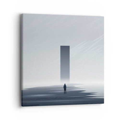 Impression sur toile - Image sur toile - Opportunité ou menace ? - 40x40 cm