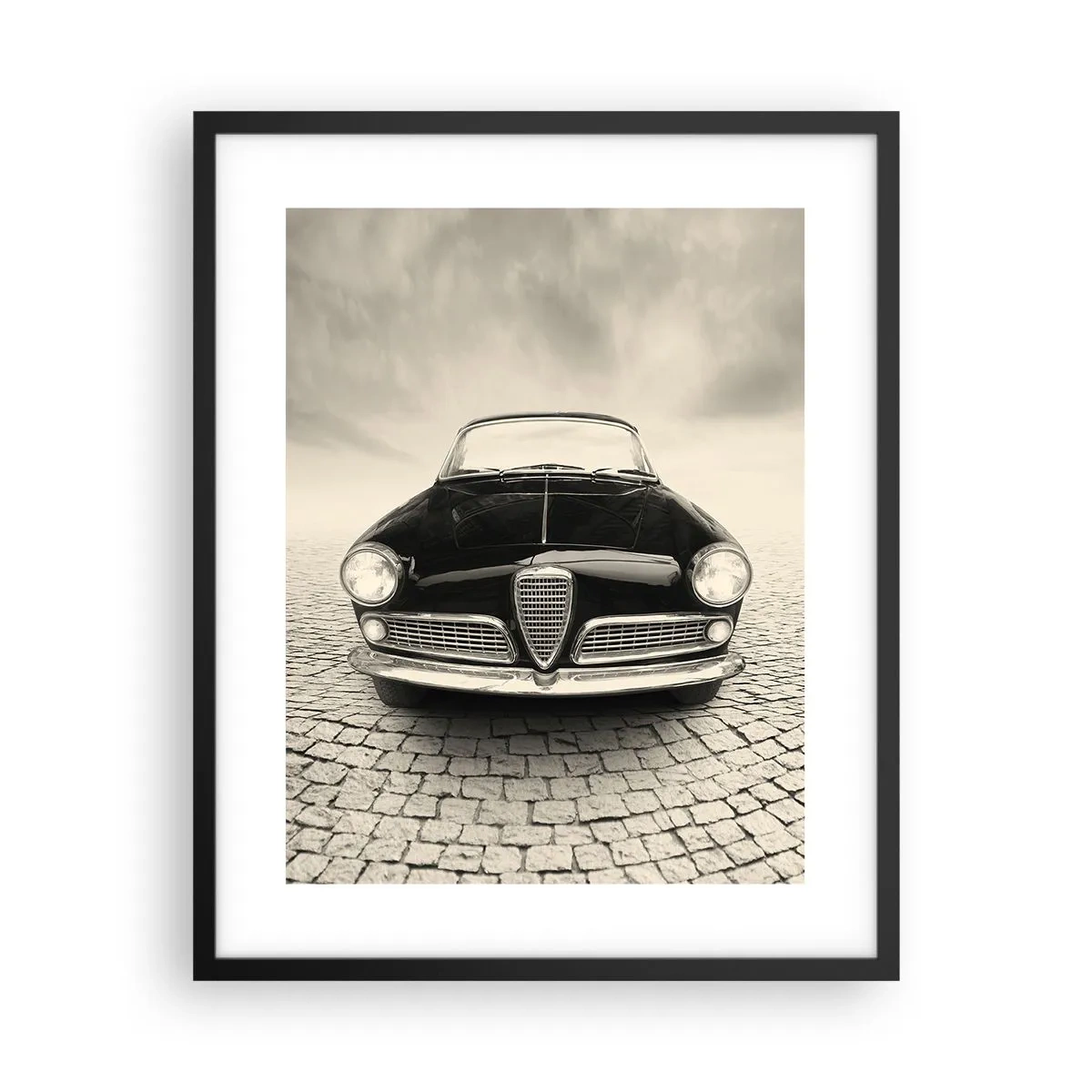 Affiche dans un cadre noir - Poster - Et alors! Tu ne m'aime pas? - 40x50 cm