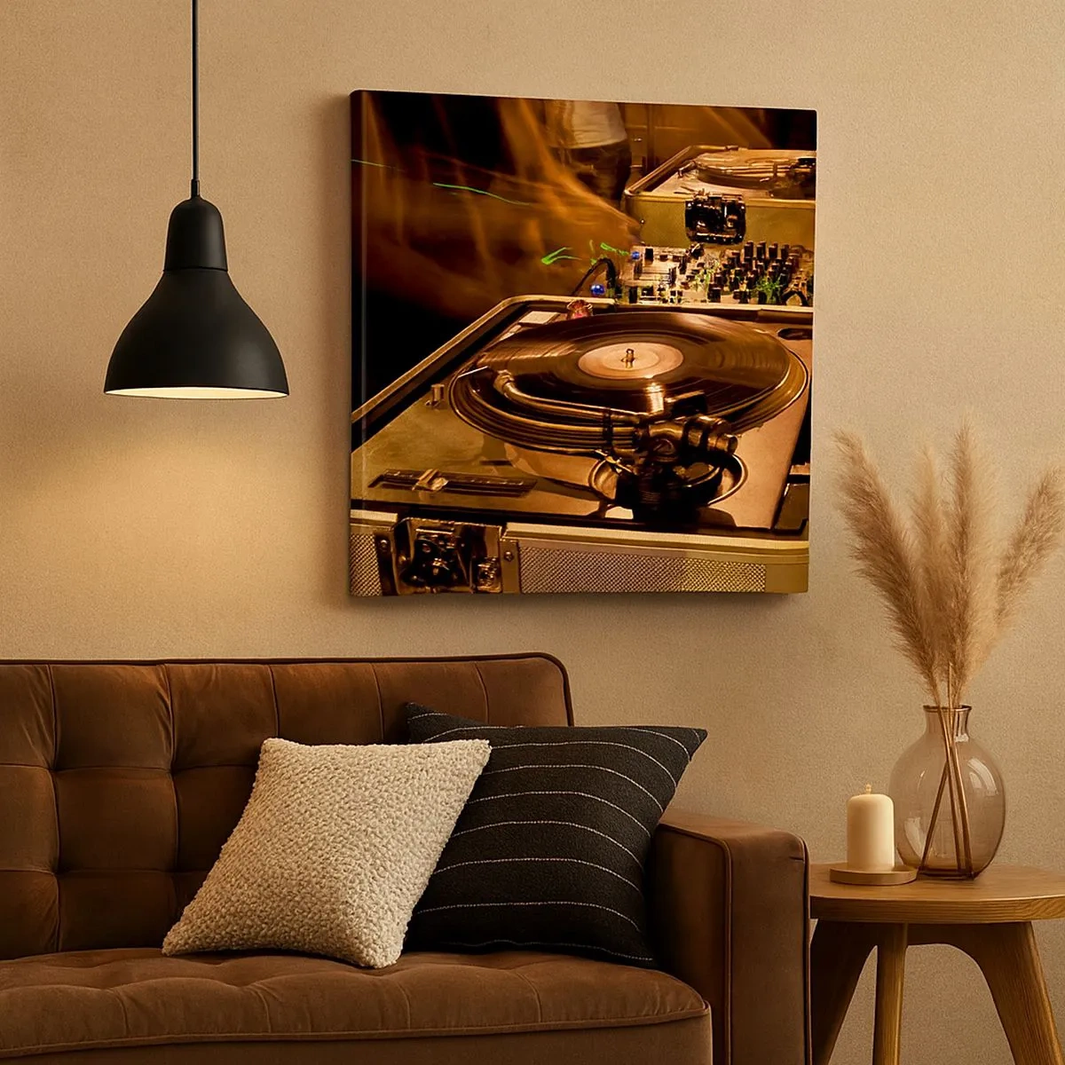 Impression sur toile - Image sur toile - Sentez-vous cette force? - 30x30 cm