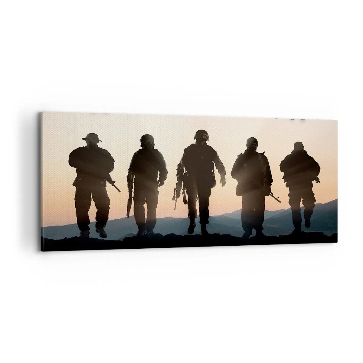 Impression sur toile - Image sur toile - Bienvenue dans notre monde - 100x40 cm