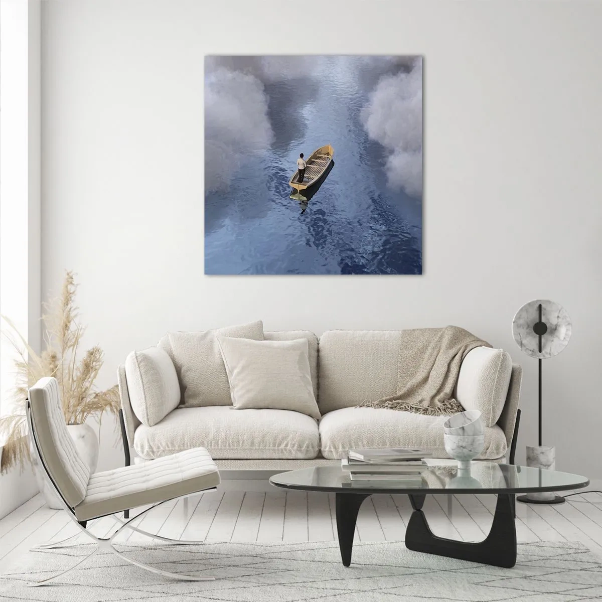 Impression sur verre - Image sur verre - Vie – voyage – inconnu - 50x50 cm