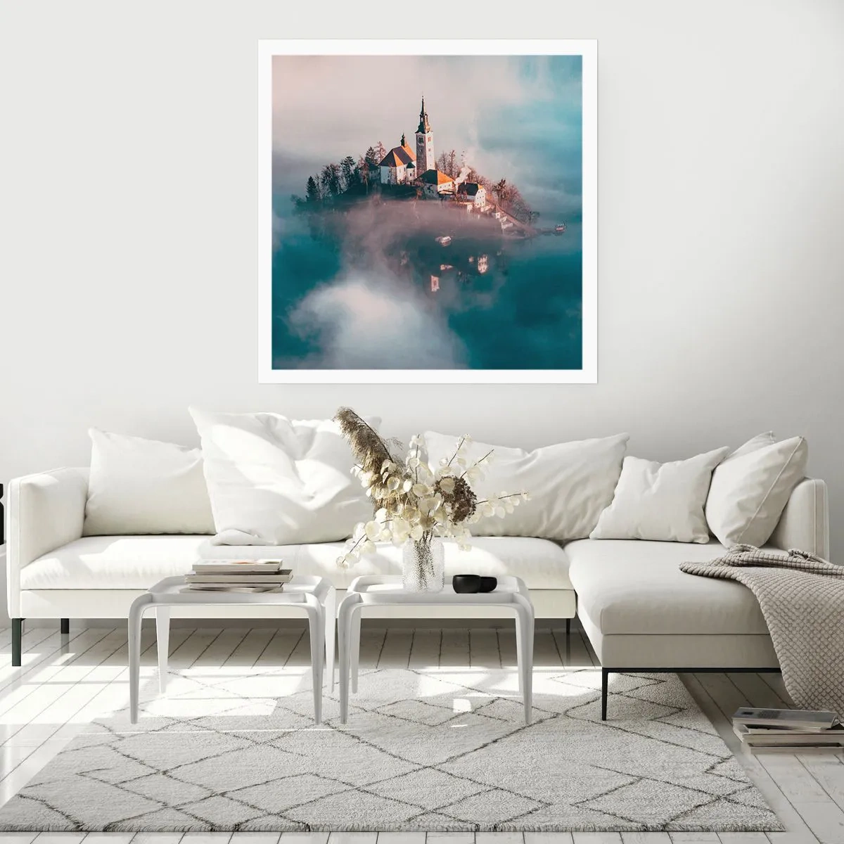 Affiche - Poster - Île de rêve - 50x50 cm