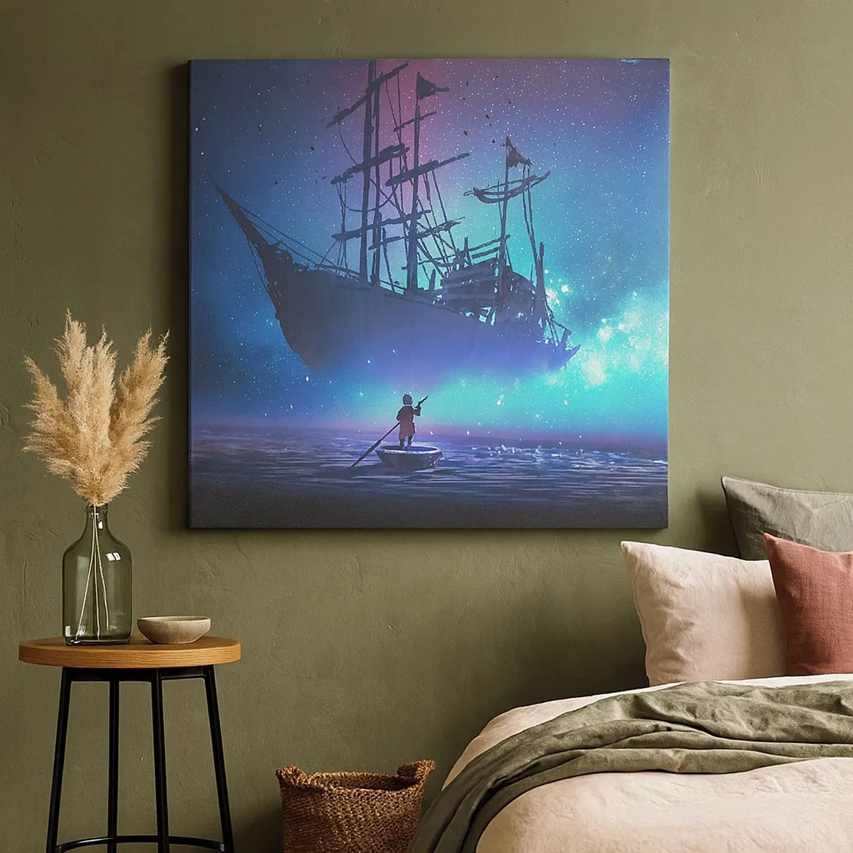 Impression sur toile - Image sur toile - A la rencontre du mythe de la mer - 30x30 cm