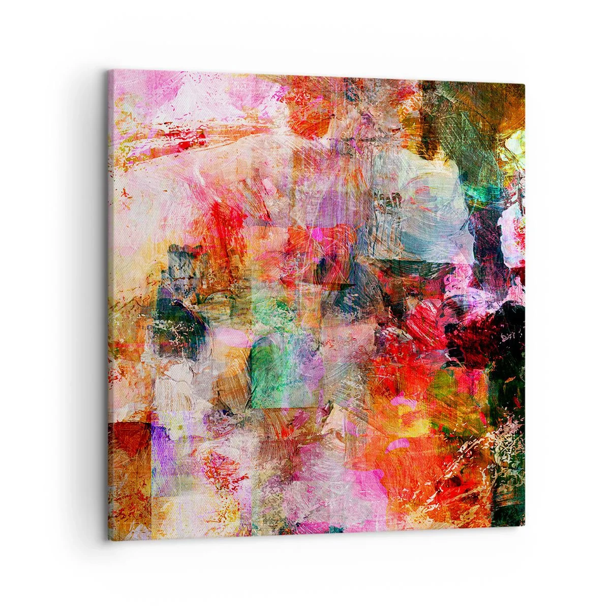 Impression sur toile - Image sur toile - Un voyage à travers les roses - 50x50 cm