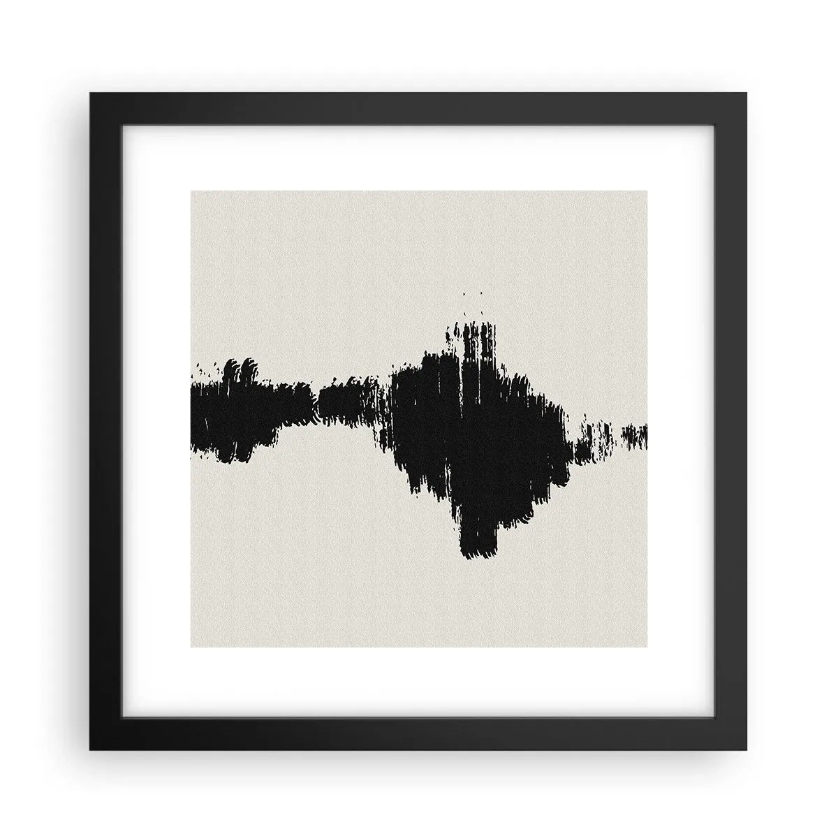 Affiche dans un cadre noir - Poster - Vibrations de l'imagination - 30x30 cm