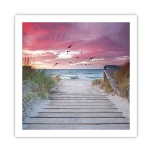 Affiche - Poster - Impression de la Baltique - 60x60 cm