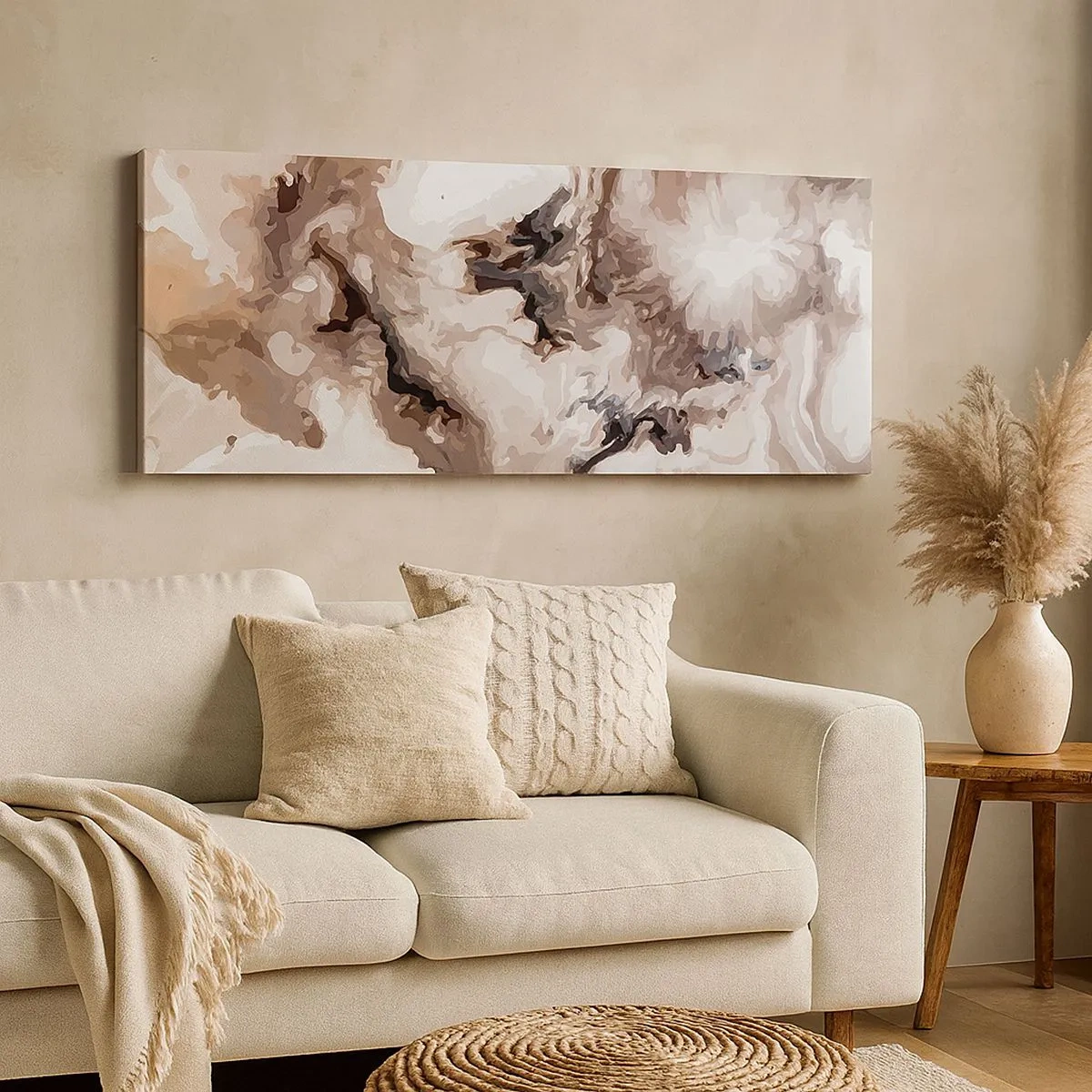 Impression sur toile - Image sur toile - La naissance d'une galaxie - 100x40 cm