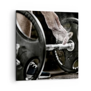 Impression sur toile - Image sur toile - Défi accepté! - 50x50 cm