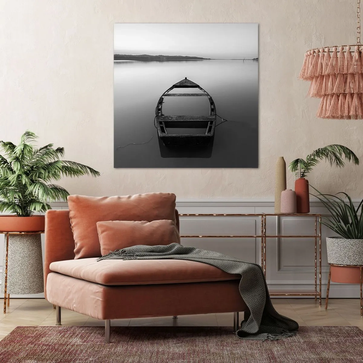 Impression sur toile - Image sur toile - Nostalgie et mélancolie - 40x40 cm