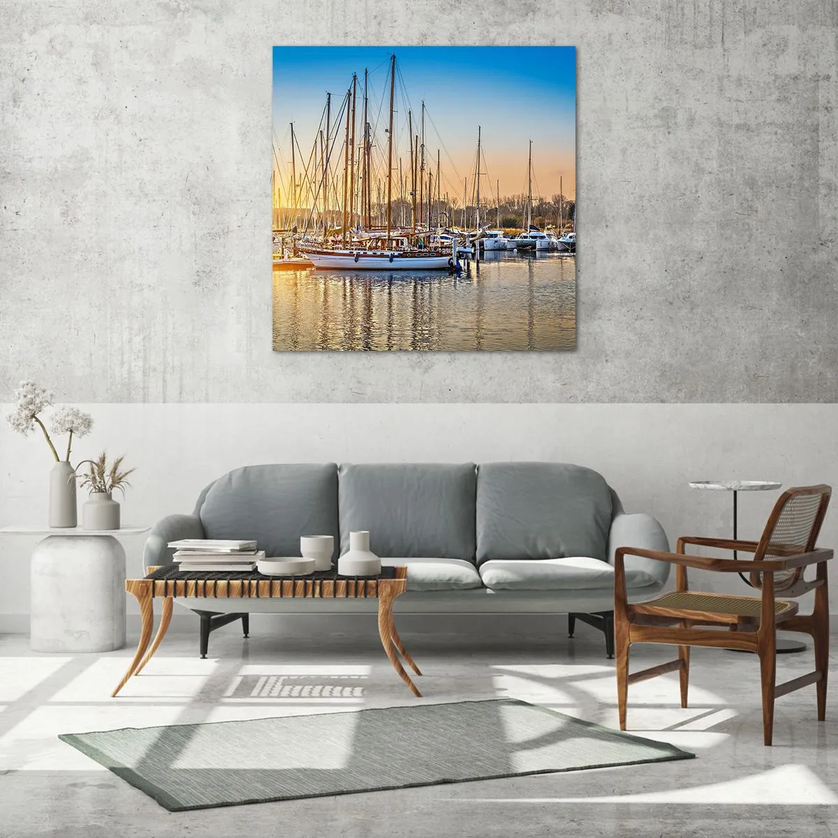 Impression sur verre - Image sur verre - Le vent aussi doit dormir - 30x30 cm