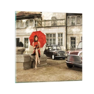 Impression sur verre - Image sur verre - Un mini-voyage sentimental - 40x40 cm