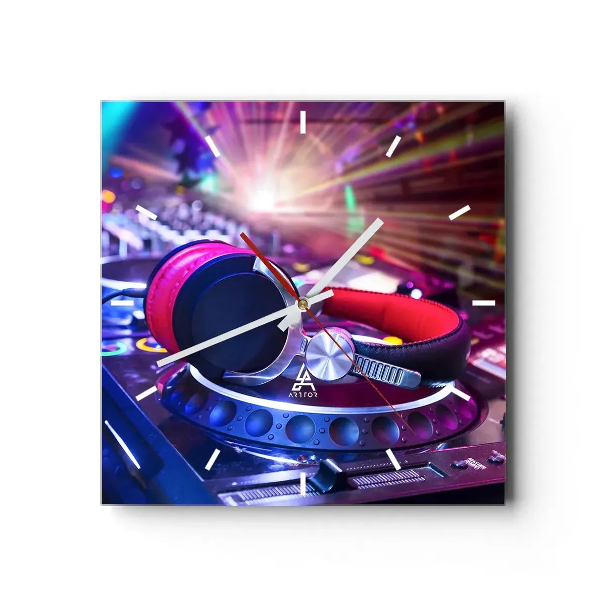 Horloge murale - Pendule murale - Il va s'en passer des choses - 40x40 cm