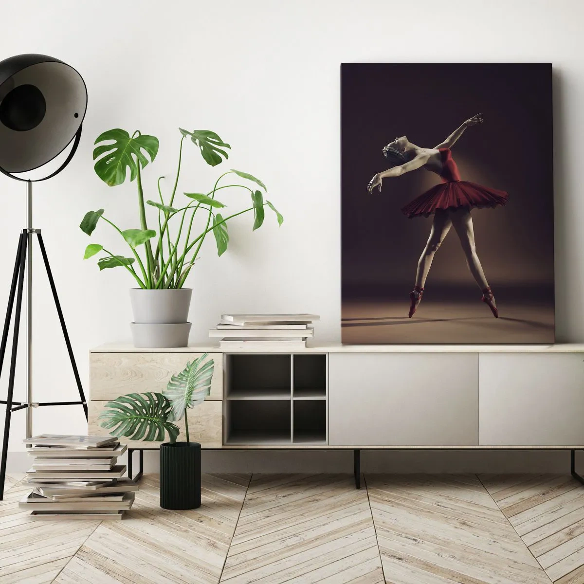 Impression sur toile - Image sur toile - Une danseuse étoile - 55x100 cm