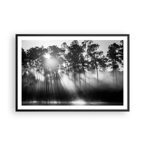 Affiche dans un cadre noir - Poster - Soleil inarrêtable - 91x61 cm