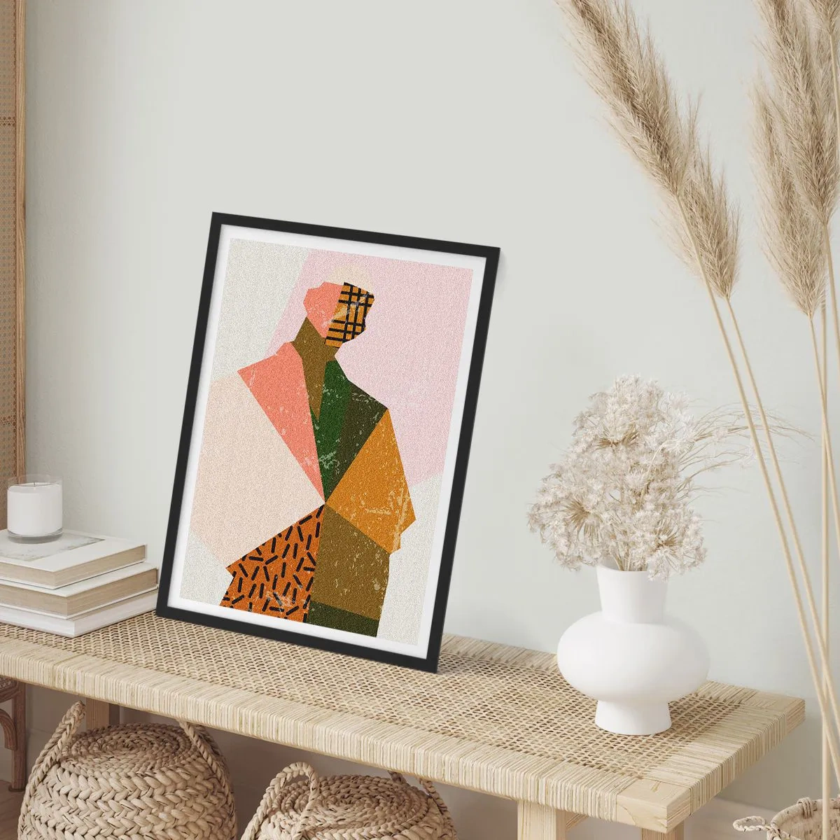 Affiche dans un cadre noir - Poster - L’homme – un être complexe - 40x50 cm