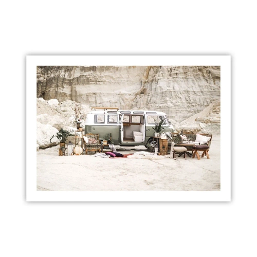 Affiche - Poster - Il est temps de commencer le voyage - 70x50 cm