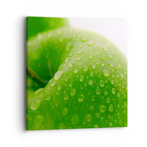 Impression sur toile - Image sur toile - Fraîcheur de verdure fraîche - 40x40 cm