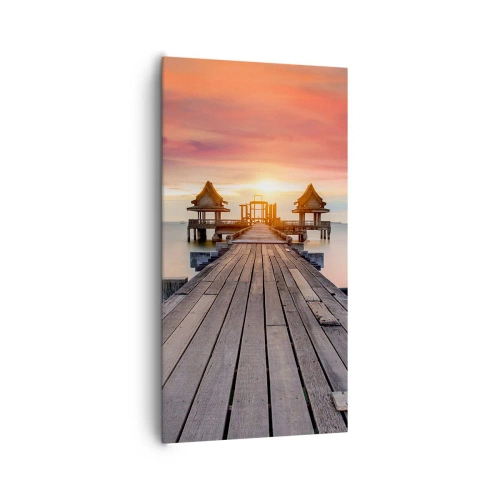 Impression sur toile - Image sur toile - L'Ouest à l'Est - 65x120 cm