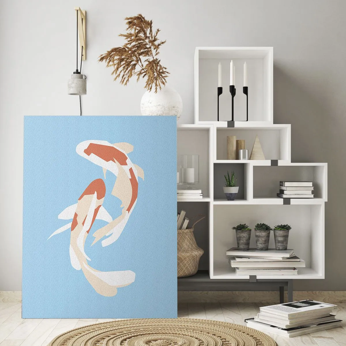 Impression sur verre - Image sur verre - Natation synchronisée spontanée - 70x100 cm