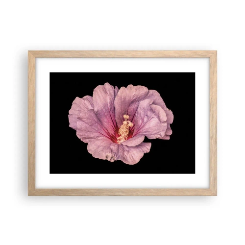 Affiche dans un chêne clair - Poster - Directement au coeur - 40x30 cm